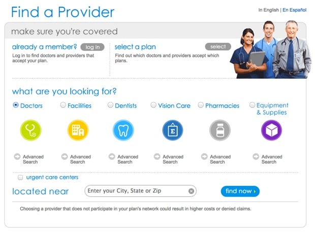 Provider search Provider search