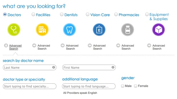Provider search Provider search