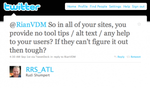 Twitter : Rudi Shumpert: @RianVDM So in all of you ...