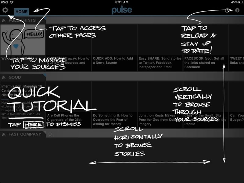 Pulse contextual help